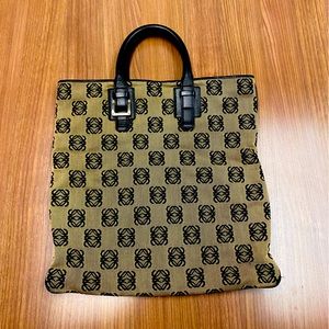 EUC Loewe Vintage Anagram Canvas Tote
